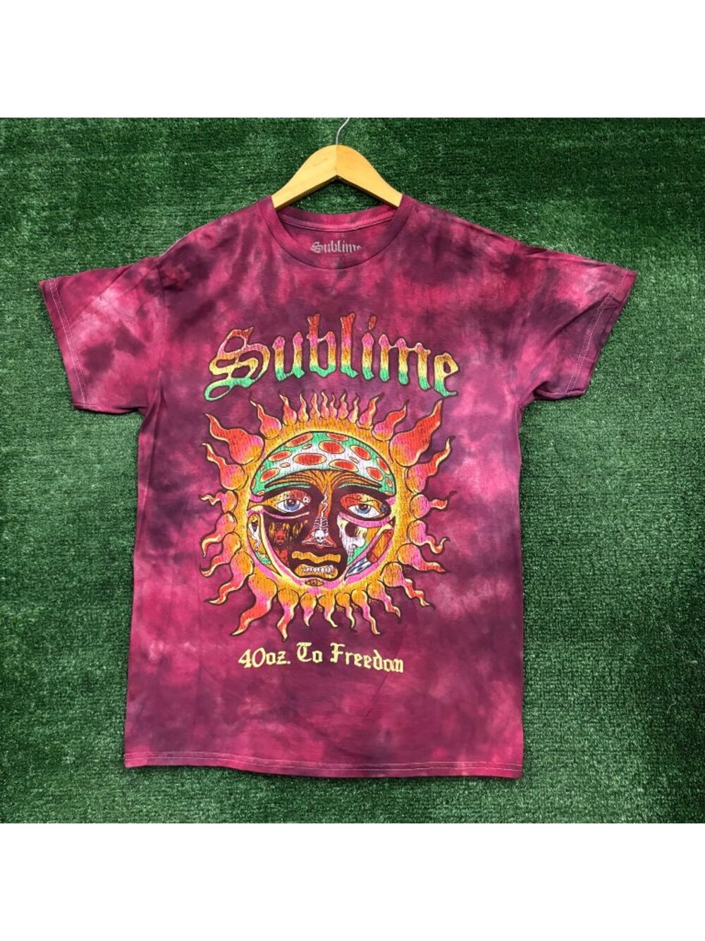 Sublime 40 Oz To Freedom Tie-Dye T-Shirt Size Medium